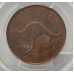 AUSTRALIA 1946 . ONE 1 PENNY . PCGS GENUINE